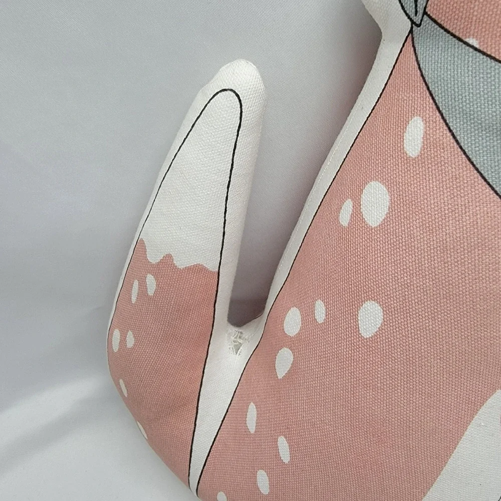 Little Co.‎ By Lauren Conrad Canvas Fox Shaped Decorative Accent Pillow 12x16